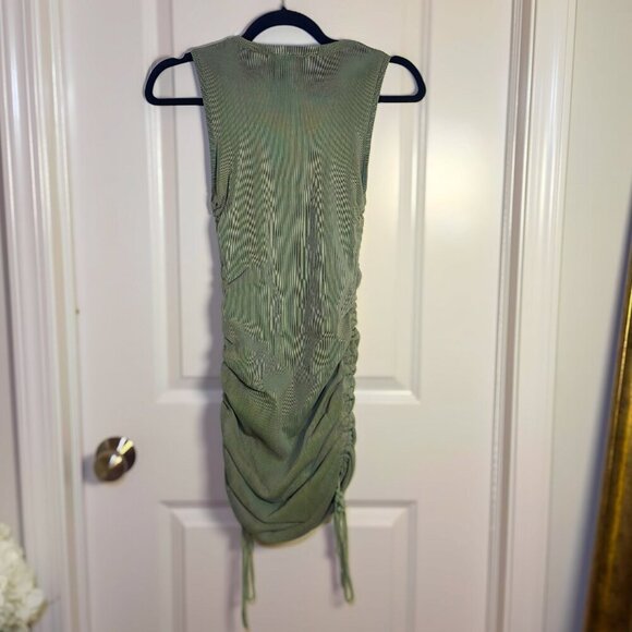 Princess Polly Military Minds Sage Green Mini Dress LIONESS (US 4) - Picture 3 of 8